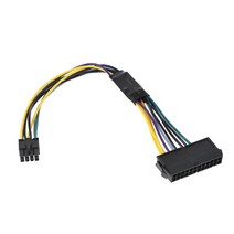 ATX 24P ~ 8P 전원 공급 장치 어댑터 수정 자 케이블 코드 와이어 Dell 24pin to 8pin OptiPlex 3020 7020 9020 마더 보드 서버