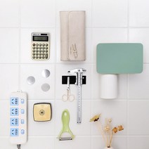 모던감성 접착식 스티커자석 고무자석판 조각자석, 자석스티커 2매입