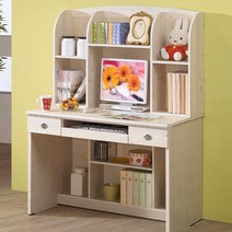 1100 학생방 컴퓨터 키보드 편수 책상세트 모니터다이 프린터받침대 데스크, 워시블루