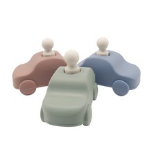 까사드로잉 실리콘 컨버터블 카 블록 - 소프트 소근육 발달 아기 자동차 블럭 놀이 장난감, 블루(C-3)