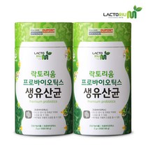 락토리움 프로바이오틱스 생유산균 50포X2통 듀폰다니스코 원료, 100g, 2개