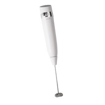 우유 거품기 음료 믹서 거품 제조기 거품기 라떼 카푸치노용 USB 충전, 하얀색, 28cmx3.5cm, 금속