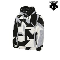 데상트 남녀공용 셰르파 겨울 플리스 소재 후드 자켓 SM423SKTN1_BLK