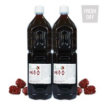 우리대추 그대로 경산 대추즙 진액, 2병, 1.5L