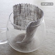 린넨원단 8수 헤링본 원단 선염 55인치, 그레이블루-LC09