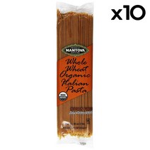 만토바 이탈리안 통밀 스파게티 파스타 454g x 10팩