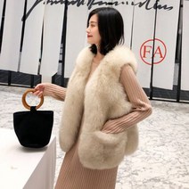 2022 여성 밍크퍼조끼