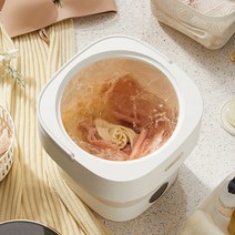 미니세탁기 소형세탁기 원룸세탁기 수건 속옷 곰 접는 세탁기 아기 휴대용 미니 작은 양말 세척 유물 청소 기계 839, [01] 공식 제품 걱정 없는 애프터 서비스 이 품목을