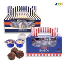 [댄케이크] 버터싱글서브 18입 + 코코아맛 컵케익 18입, 상세 설명 참조