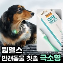 원헬스 강아지칫솔 애견 양치 강아지 이빨관리 치석제거 칫솔, 02. 원헬스 반려동물 칫솔(극소형)