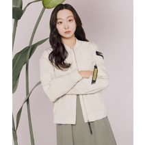 정품 내셔널지오그래픽 N231WJP030 여성 아나스 봄 블루종 점퍼 L BEIGE