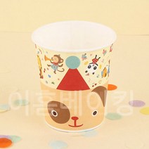 이홈베이킹 캐릭터종이컵-7온스 50개 - 눈탱이, 단품, 단품