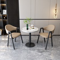 2인용 부부테이블세트 2인 원형 티테이블 식탁 탁자 의자 세트 800 600, P