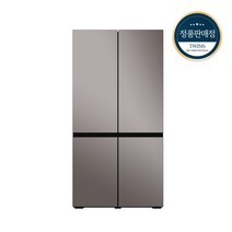 삼성 비스포크 4도어 냉장고 프리스탠딩 875L RF85B9002T1 (전국무료), 브라우니실버