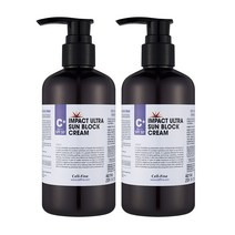 (셀파인화장품)셀파인임팩트 울트라u.v.유기자차.무기자차썬블록 선크림 250ml, 250ml  2개