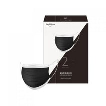 힐타임 투와이어 비말차단 마스크 블랙투톤, 250개, 1개입