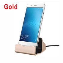 고속 충전기 무선 USB 데스크탑 충전기 도킹 스테이션 iPhone 7 8 SE Xiaomi 11 참고 10 9 T A2 A3 Lite Re, 04 Gold_01 For iPhone