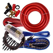 Complete 3500W 중력 4 게이지 앰프 설치 배선 키트 앰프 Pk1 4 Ga 레드 - 설치 및 DIY 취미 - 자동차/트럭/오토바이/RV/ATV에 적합