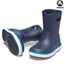 크록스 키즈 유아 남아 여아 아동 어린이 장화 크록밴드 레인부츠 205827-4KB 네이비