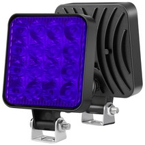 자동차 LED 작업등 48W 오프로드 12V 조명 안개 램프 4x4 트랙터 스포트라이트 트럭 atv용 1 개, [04] Blue, 04 Blue, 04 Blue