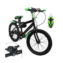 TBVECHI 아동용 자전거 20인치 산악 7단 녹색 MTB(이중 디스크 브레이크 포함)