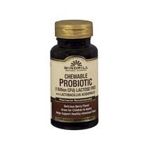 프로바이오틱스 락토오스 프리 베리 츄어블 100카운트 (6팩)