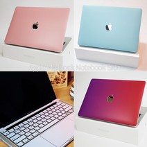 노트북스킨 애플 맥북 에어13 M1 컬러 커스텀 노트북스킨커버 노트북시트지 노트북 전신 보호필름 꾸미기 악세사리 디자인 랩핑, 맥북 에어13 (2018~2020), 핑크피코크