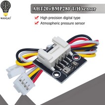Wavgata AHT20 + BMP280 고정밀 디지털 온도 및 습도 대기압 센서 고온도 및 습도 센서 전자 부품 액세서리 소스
