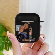 에어팟 프로2 무선 충전 케이스 거치대랩퍼 투팍 2Pac Makaveli 케이스 Apple airpods 1 2 Clear For Pro, 15 2Pac_01 For AirPods 1