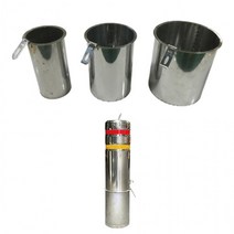 스텐 매립 이동식 볼라드용 바가지, 165파이