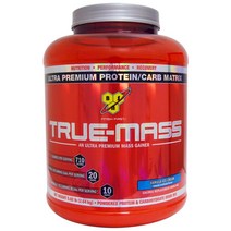 BSN 비에스엔 트루 매스 울트라 프리미엄 프로틴 탄수화물 매트릭스 파우더 바닐라 아이스크림 2.64kg