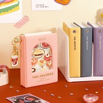 1단 점보 2단 방탄 콜북 콜렉트북 바인더 커플포토북 폴라로이드앨범, 2. 핑크