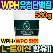 류신 단백질 분말 WPH 560g 운동전 헬스 부스터 소화잘되는 단백질 보충제 보조제 프로틴 분말 필수아미노산 BCAA