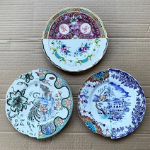 디저트 접시 이탈리안 셀레티 중식 및 서양식 본차이나 식기 디너 플레이트 장식 플레이트 플레이트 특수형 플레이트 플레이트, 쓰리피스 세트