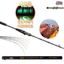 아부가르시아 문어전용 낚시대 타코스필드 K 바다 선상 문어대 문어낚시대 사은품 왕눈이 에기 야광테이프, TKFC-155MH-BS +왕눈이에기10 +야광테이프