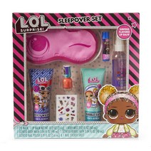 엘오엘 서프라이즈 슬립오버 7종세트 버블배쓰 바디워시 립밤 네일칼라 아이마스크 스티커 립밤