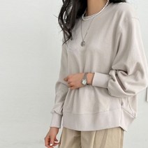 드레스날다 외출하는날 베이직 루즈핏 나그랑 가오리 맨투맨