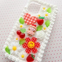 제이포니 데코덴 폰케이스 꾸미기 세트 DIY 체크봉봉