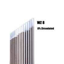 용접기 Jinslu wz8 텅스텐 전극 전문 tig 막대 0 8 지르코늄 위더 헤드 10pcs, 3.2mm, 15cm