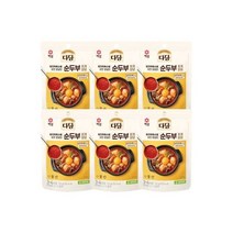 다담 부대찌개 양념 130g x 6개 3107546, 다담 순두부찌개 양념 130g x 6개