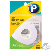 VEDANA 프린텍종이양면테이프 18MM 폼테이프 부착테이프 강력양면테이프