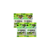 미소된장국 5개입 2개+황태미역국 2개(총20개), 미소된장국 5개입 2개+황태미역