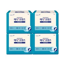 깨끗한나라 메디프렌즈 라운드형패드 30매x4팩 성인기저귀