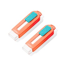 스테들러 525 슬라이딩 지우개 트렌디라인 2개입, 캐롯 오렌지 2개입