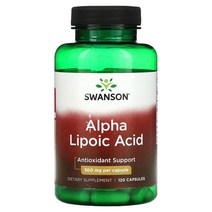 Swanson 알파리포산 300mg 캡슐 120정, 1개