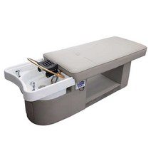 미용실 마사지베드 샴푸침대 바디침대 스파 두피케어, 04.훈증 물 순환 + 블랙 샴푸 베드