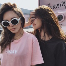 레트로 복고 커트코베인 라운드 선글라스