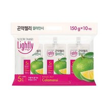 청정원 달달구리 라이틀리 곤약젤리 깔라만시 간편식 150g 10개입 쫀득쫀득 야식 어른 회사간식, 2세트