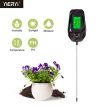토양수분측정기 원예 농지 심기용 디지털 영양제 산도 센서 토양 수분 5 인 1