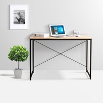 폭넓은 중등 상담실 책상 작은방 미술학원 과외 책상 청소년 서울대 좁은공간 얇은 책상, 심플 100 콘솔 블랙